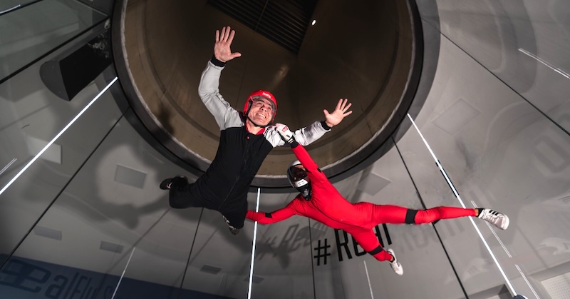 Activité en Valais Suisse - vol indoor, chute libre en toute sécurité