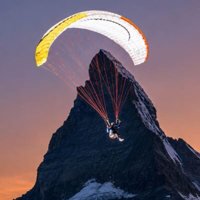 Vol en parapente - Zermatt Suisse - Mont Cervin - Scenic